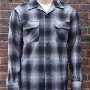 Pendlton flannel. Grey and black size Medium.